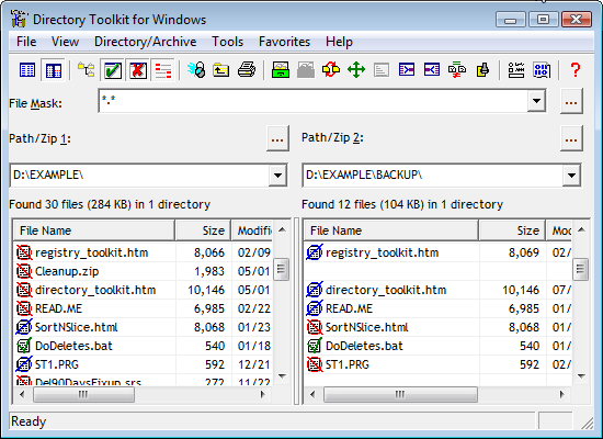 Directory Tookit Screen Shot