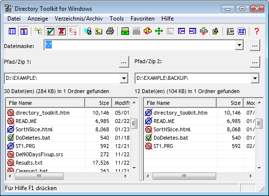 Directory Toolkit für Windows